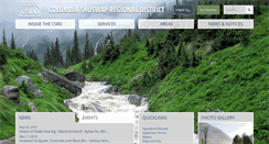 Desktop Screenshot of csrd.bc.ca